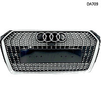 Μπροστινή μάσκα για Audi A4 B9 2016-2019 Διαμάντι Χρώμιο - DA709 - Sellzone.bg Μπροστινή μάσκα για Audi A4 B9 2016-2019 Διαμάντι Χρώμιο - DA709